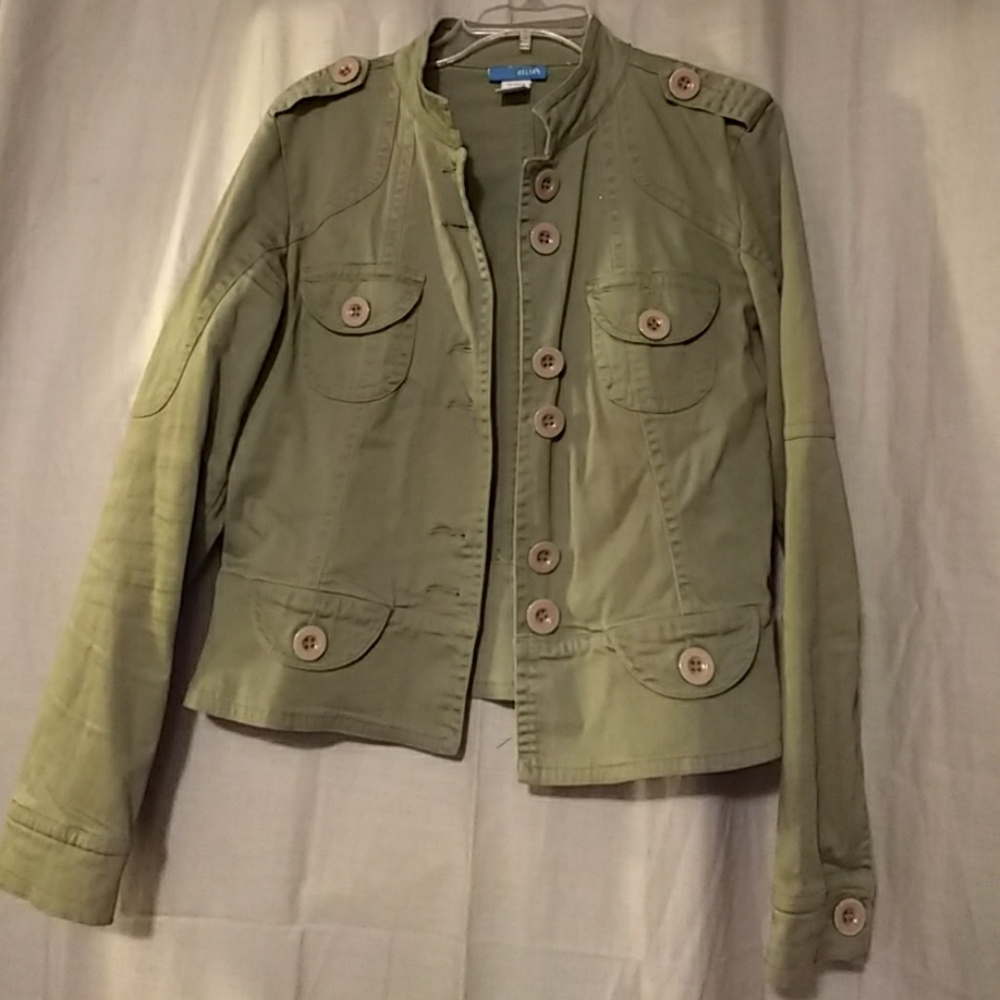 Vintage army green jacket